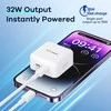 Sieninis įkroviklis REMAX RP-U87 35W PD+QC GaN 2×USB-C, greitas