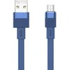 USB kabelis-mikro USB Remax Flushing, RC-C001, 1m, (mėlynas)