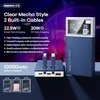 Išorinė baterija (Powerbank) REMAX RPP-507 10000mAh su įmontuotais Type-C ir Lightning kabeliais, juoda: Spalva - Juoda