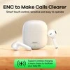 Belaidės TWS ausinės REMAX CozyBuds W5 Bluetooth 5.3 su belaidžiu įkrovimo dėklu: Spalva - Balta
