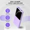 Remax Plona greitojo įkrovimo išorinė baterija FIT2 K10 10000mAh 22.5W PD, violetinė