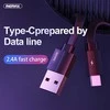 Remax Kerolla duomenų kabelis RC-094a 2m (USB – Type C): Spalva - Balta