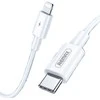 Greito įkrovimo kabelis REMAX RC-175i 20W PD USB-C į Lightning, 1m: Spalva - Balta