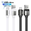 USB laidas Micro Remax Platinum Pro, 1m (juodas)