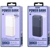 Išorinė baterija (Powerbank) REMAX RPP-177 30000mAh USB ir USB-C išvestys, juoda