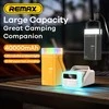 Greito įkrovimo išorinė baterija (Powerbank) REMAX RPP-596 40000mAh 22.5W su LED šviestuvu, geltona
