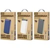 Išorinė baterija (Powerbank) REMAX RPP-626 20000mAh 2.1A su 2× USB, tamsiai mėlyna