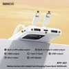 Išorinė baterija (Powerbank) REMAX RPP-657 10000mAh 2.4A su įmontuotais kabeliais ir ekranu, juoda