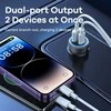 Automobilinis įkroviklis USB-C, USB Remax RCC335, 30W (juodas)