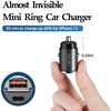 Automobilinis įkroviklis REMAX RCC110 Mini 30W USB + USB-C, greitas: Spalva - Juoda