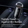 Automobilinis įkroviklis REMAX RCC110 Mini 30W USB + USB-C, greitas: Spalva - Tamsiai pilka