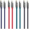 Greito įkrovimo kabelis REMAX RC-C055 100W cinko lydinio su apšvietimu USB-C į USB-C: Spalva - Violetinė