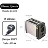 Skrudintuvas BH-002B, 650 W, 2 riekėms, metalinis korpusas, plieno / juodas