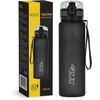 Sportinė gertuvė 4FIZJO 650 ml, tritanas, juoda