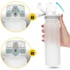Gertuvė Sportinis bidonas 4fizjo 650 ml, Tritan, su matuokle, pilkas