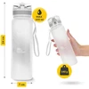 Gertuvė Sportinis bidonas 4fizjo 650 ml, Tritan, su matuokle, pilkas