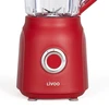 Virtuvinis kombainas Stalinis blenderis Livoo DOP242R 1,5 l 500 W su 2 greičiais ir turbo funkcija, raudonas