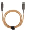 USB Type-C įkrovimo kabelis Livoo TEA298 su RGB apšvietimu, 15 W, 1 m, juodas