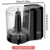 Elektrinis daržovių ir vaisių smulkintuvas FIT2 7012 100W, 710 ml, kompaktiškas