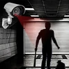 Vaizdo stebėjimo kameros muliažas RETOO E057 su LED indikatoriumi, sidabrinė, AA baterijos