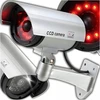 Vaizdo stebėjimo kameros muliažas RETOO E057 su LED indikatoriumi, sidabrinė, AA baterijos