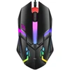 Pelė žaidimams FIT2 M3 RGB , su laidu USB, 1600 DPI, juoda