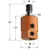 Adapteris CMT 358.080.02; M8/9
