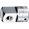 Grąžtas Adapteris iš 1/4'' į 1/2'' Stahlwille 410; 28 mm
