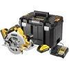 De Walt Akumuliatorinis diskinis pjūklas DeWalt DCS570H2T-QW; 18 V; 1x5,0 Ah akum.