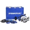 Akumuliatorinis diskinis pjūklas RawlPlug R-PCS18-XL2; 18 V; 2x5,0 Ah akum.