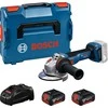 Bosch akumuliatorinis šlifuoklis GWS 18V-11 su lagaminu ir priedais