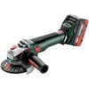 Akumuliatorinis kampinis šlifuoklis Metabo WB 18 LT BL 11-125 Quick; 18 V; 125 mm; 2x5,5 Ah akum.