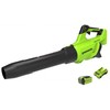 Akumuliatorinis lapų pūstuvas Greenworks G40ABK2II; 40 V; 1x2,0 Ah akum.