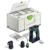 Akumuliatorinis smūginis suktuvas Festool CXS 18-Basic-Set; 18 V; (be akumuliatoriaus ir pakrovėjo)