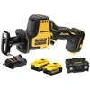 Akumuliatorinis tiesinis pjūklas DeWalt DCS369P2-QW; 2x5,0 Ah akum.