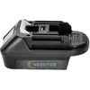 Akumuliatorių adapteris Ahlio; Dewalt/Milwaukee į Makita; skirtas tik 18 V