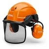 Apsauginis šalmas Stihl Dynamic Ergo; su apsauginiu skydeliu ir ausinėmis