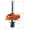 Diskinė griovelių freza CMT 900.506.11; 18/47,6 mm; su guoliu