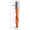 Grąžtas medienai CMT; S=10x20 mm; D=7,5x43 mm