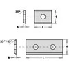 Obliaus peilis CMT 790.315.00; 31,5X9X1,5 mm