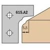 Profiliniai frezavimo galvų peiliai CMT 615.A2; 2 vnt.