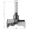 Furnitūros skylių grąžtas CMT 531.544; D=54 mm; RH