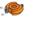 Priedas frezai CMT 822.031.11; D=28/34x8,7 mm