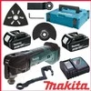 MAKITA DAUGIAFUNKCINIS ĮRANKIS 18V 2 x 3.0Ah Li-ION + PRIEDAI + MAKPAC DĖKLAS