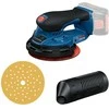 Ekscentrinis šlifuoklis Bosch GEX 18V-150-3 Professional; 18 V (be akumuliatoriaus ir pakrovėjo) + L-BOXX 162