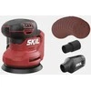 Skil Red Skil_Red Akumuliatorinis ekscentrinis šlifuoklis Skil 3751CA, 20 V