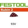 Festool Šlif. popierius delta šlifuokliui; Rubin2; 93 V; P80; 50vnt.