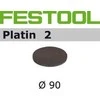 Festool Šlif. popierius eksc. šlifuokliui; Platin 2; Ø90 mm; P500; 15vnt.