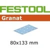 Festool Šlif. popierius vibro šlifuokliui; Granat; 80x133 mm; P100; 100 vnt.