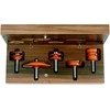 Frezų rinkinys CMT for kitchen; 12 mm; profile C; 5 dalys